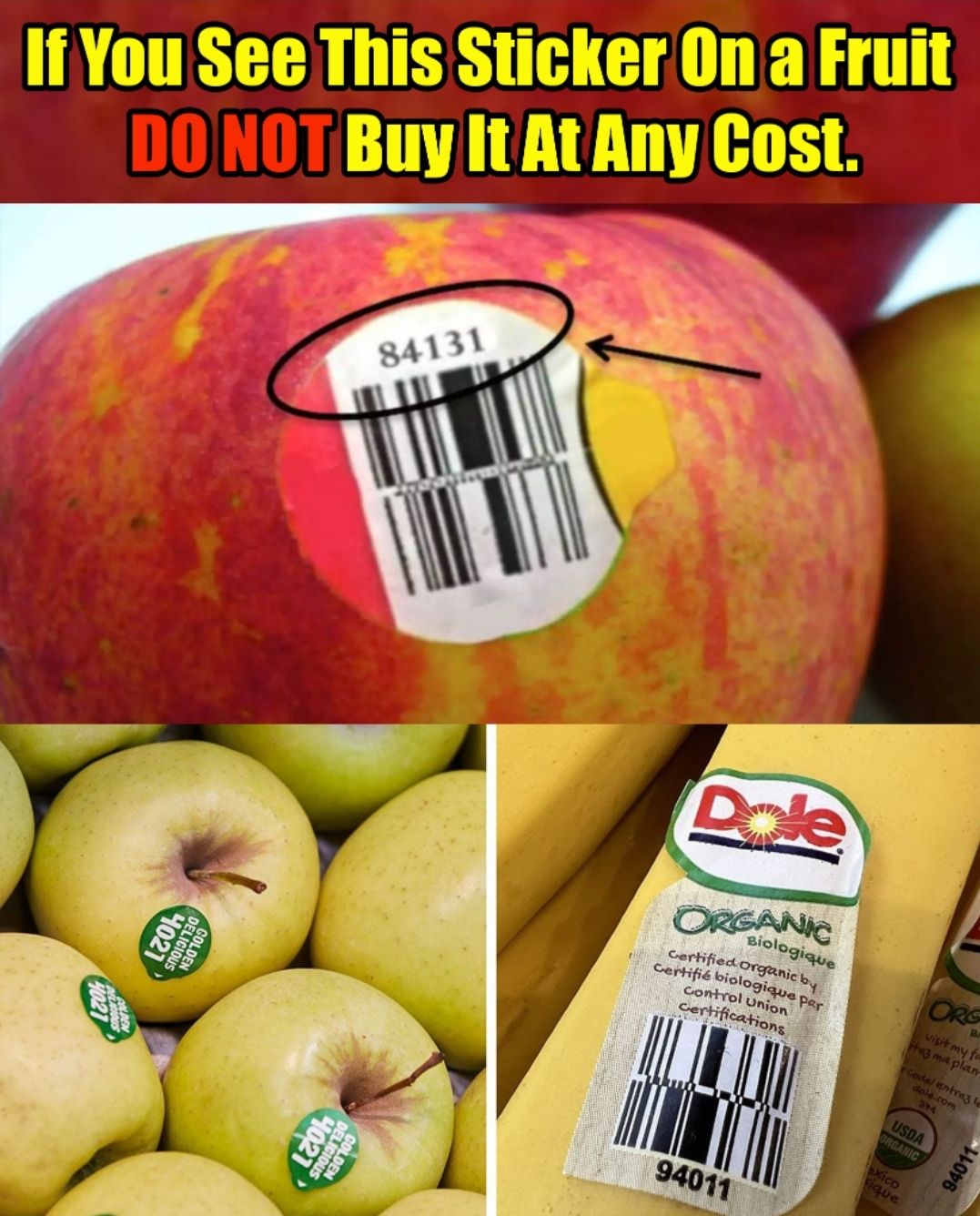 What Those on Fruit Stickers Really Mean