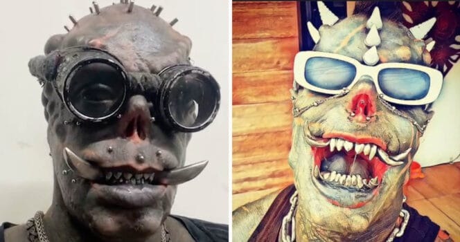 HT3. Meet the ‘Human Satan’ – how he looked before all the body modifications will leave you without words