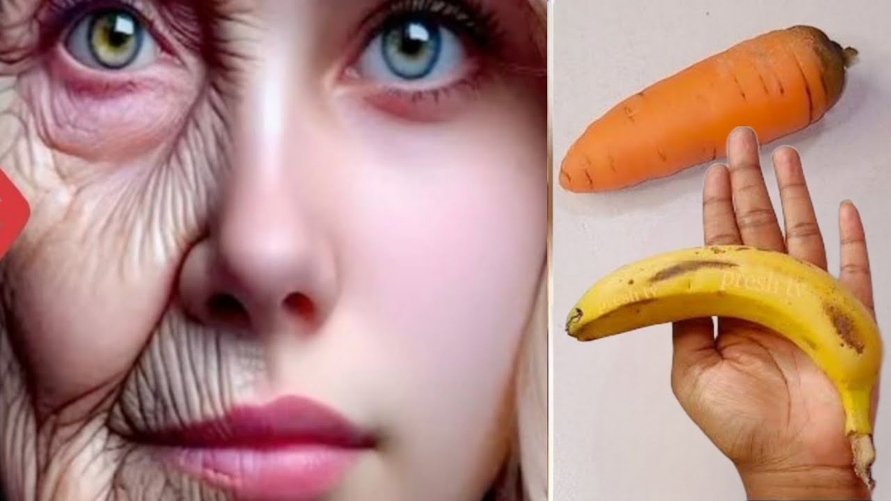 Even at 90, You’ll Look Younger with This Banana & Carrot Beauty Secret!