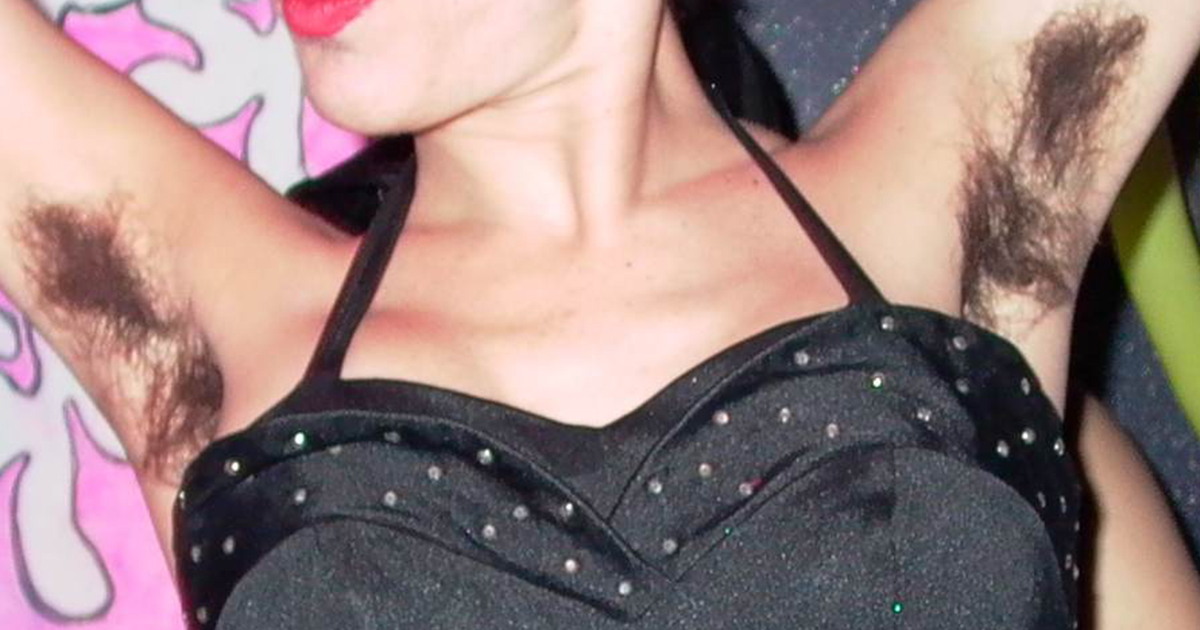 HT1. Daring photo series challenges female body hair standards