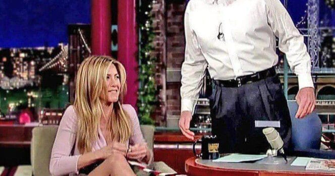 SB. David Letterman’s question that left Jennifer Aniston very uncomfortable
