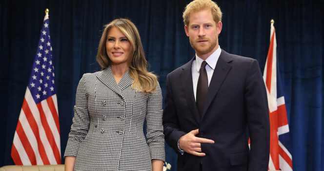 RF.. Prince Harry’s ‘secret signal’ during meeting with Melania Trump revealed by body language expert