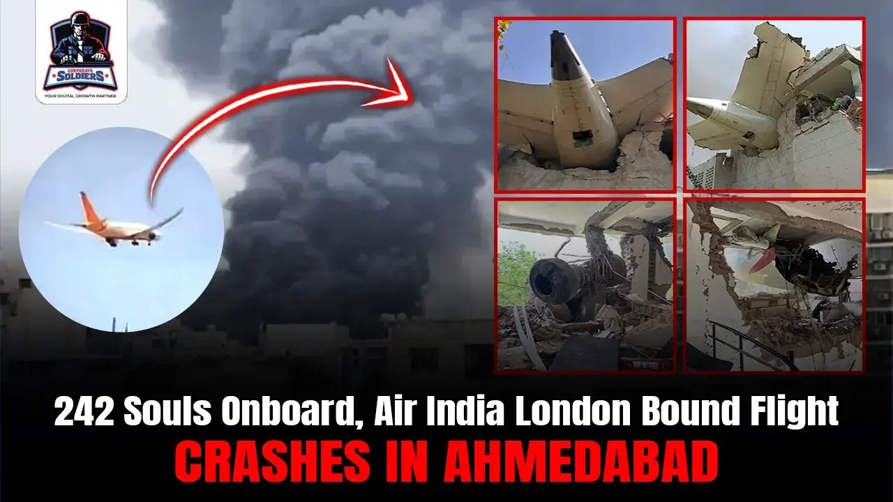 HT16. Airplane headed to London crashes with 242 on board