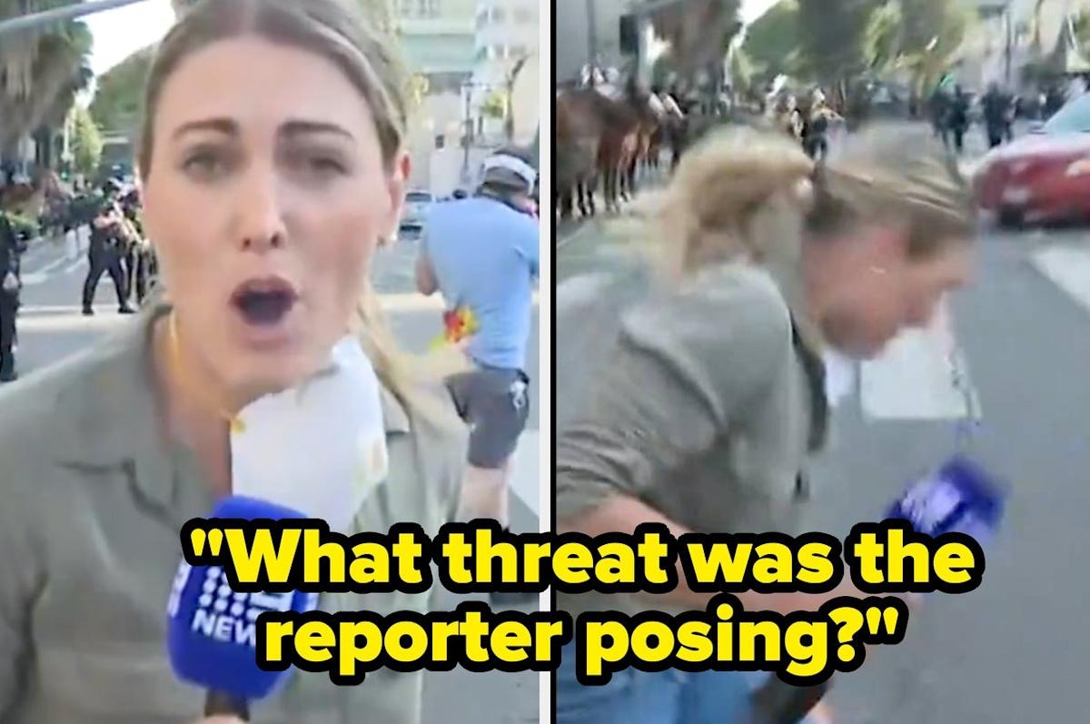 HT1. Reporter Sh0t by Cop During Anti‑ICE Protest in L.A. Speaks Out