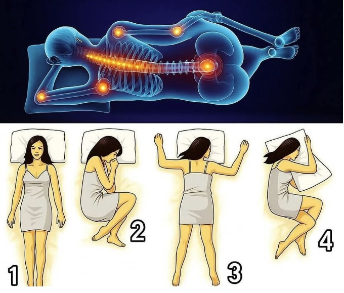 HT16. Disadvantages of sleeping on your right side: What your sleeping position says about your health