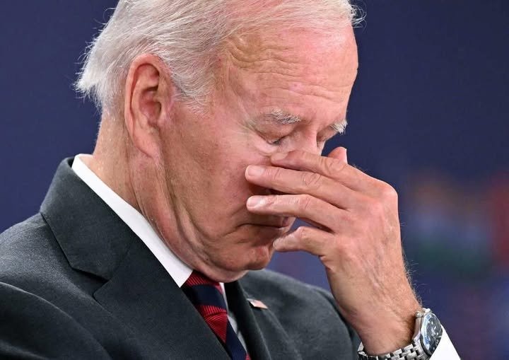 HT15. Joe Biden with tears in his eyes make the sad announcement