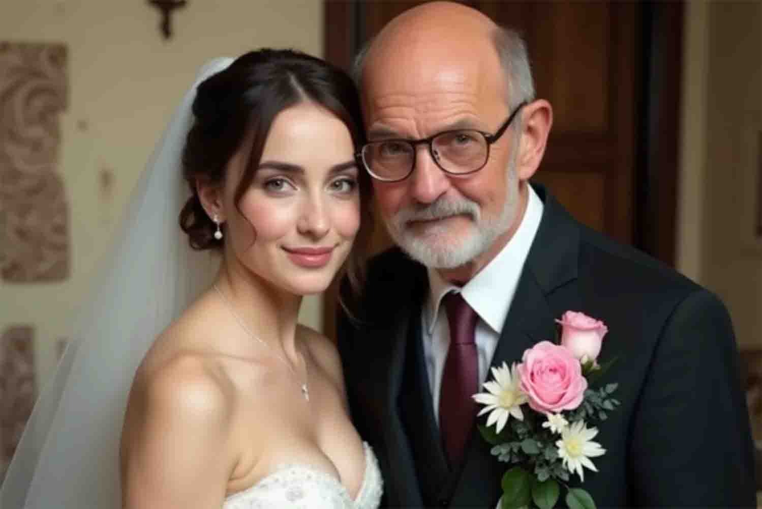 HT1. She married an old millionaire man, and the next day, she m…