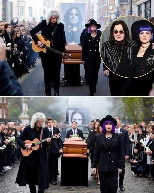 HT16. This morning, July 25, at the foggy Highgate Cemetery in London, the moment of Ozzy Osbourne’s memorial became something no one could forget. 