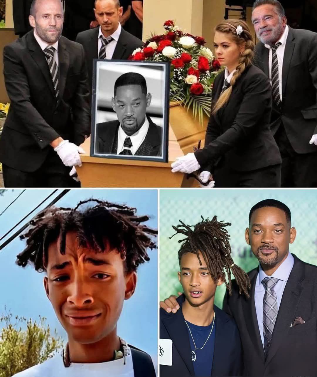 HT7. SAD NEWS: 30 minutes ago, Jaden Smith, son of Will Smith, painfully announced that his father had…more