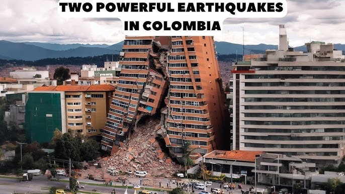 HT16. Deadly Earthquake Strikes Colombia: Bogotá Buildings Collapse and Rescue Efforts Intensify