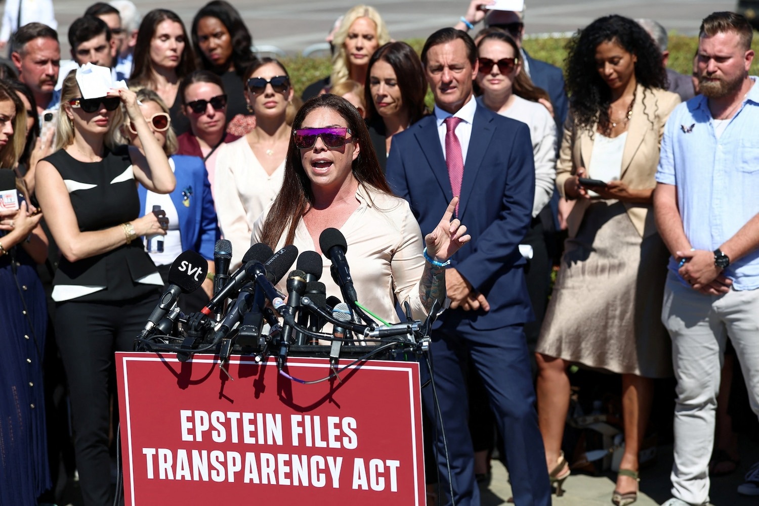HT1. Survivors Push for Transparency: Calls Grow for Full Release of Epstein Files