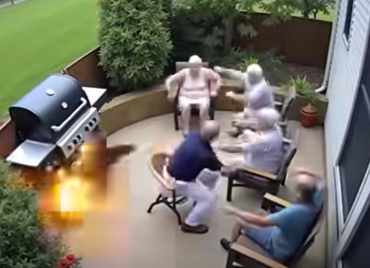 HT1. Mysterious Garden Explosion Stuns Neighborhood