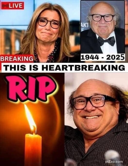 HT1. 10 minutes ago / TV icon Danny DeVito, Goodbye Danny DeVito…See more