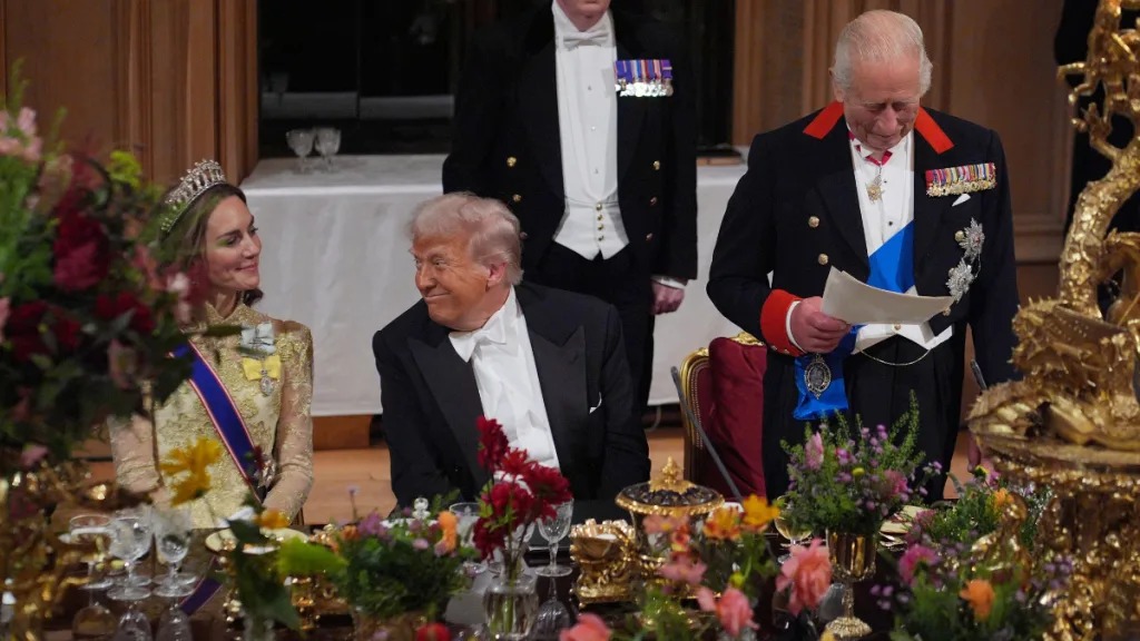 HT16. The Unexpected Body Language Exchange Between Kate Middleton and Donald Trump