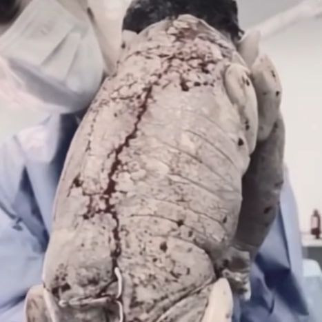 HT15. Baby Born Holding IUD in Rare and Surprising Delivery