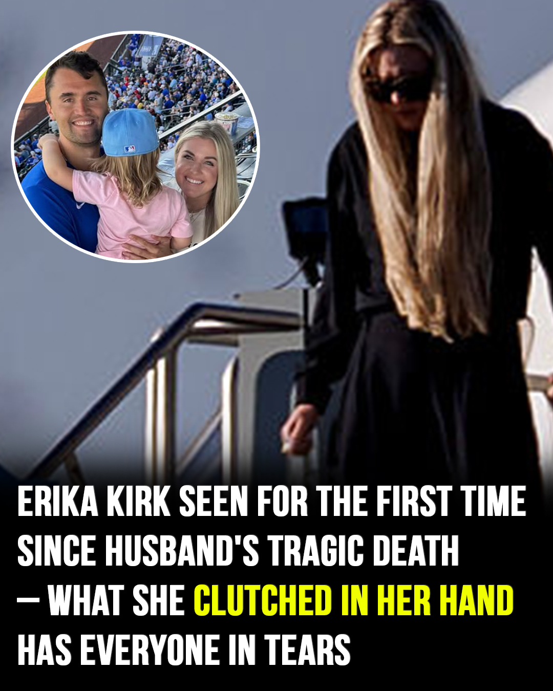 HT1. Erika Kirk Seen for the First Time Since Her Husband’s “Tragic Death” – What She Clutched in Her Hand Has Everyone in Tears