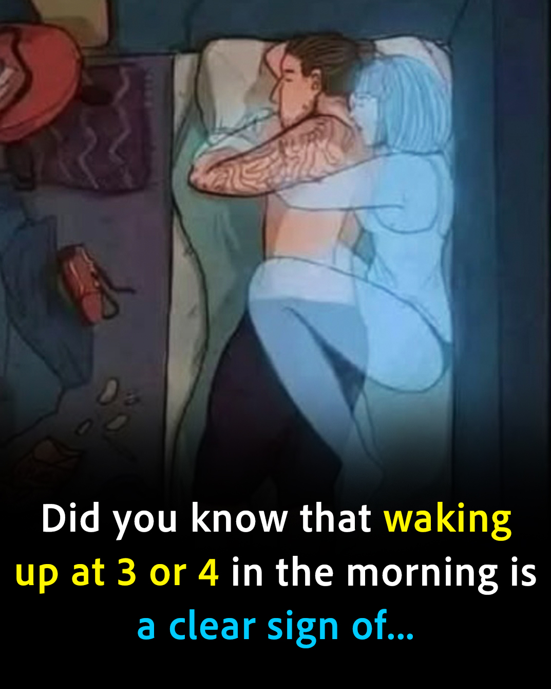 HT6. Did you know that waking up at 3 or 4 in the morning is a clear sign of…see more