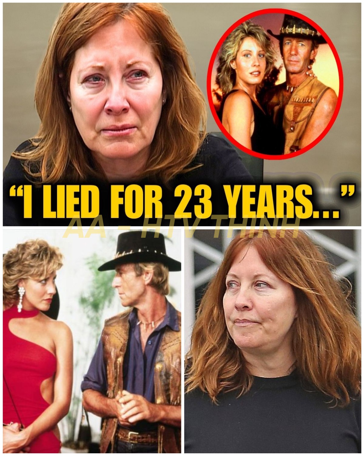 HT1. “Behind the Outback Smile!” – Linda Kozlowski EXPOSES Paul Hogan’s Secret On-Set Behavior That Shocked Everyone!