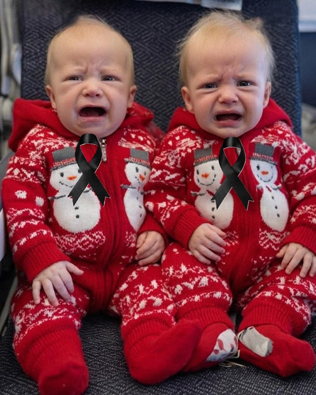 HT14. Young woman puts both babies inside the fir… See more