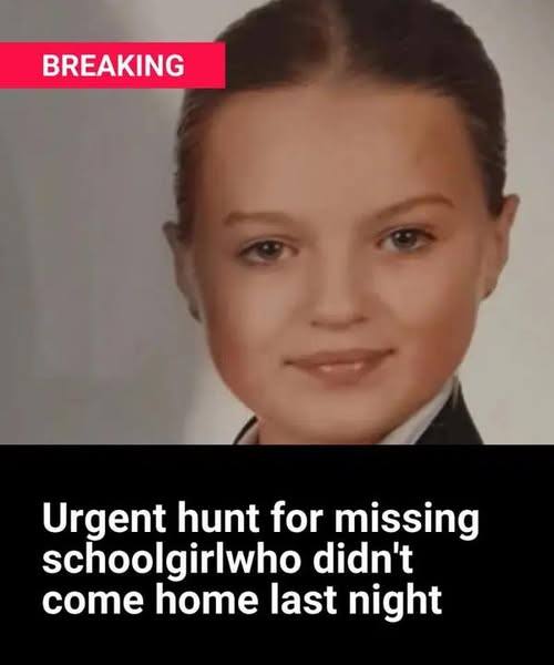 HT7. Urgent hunt for missing schoolgirl, 12, who didn’t come home last night
