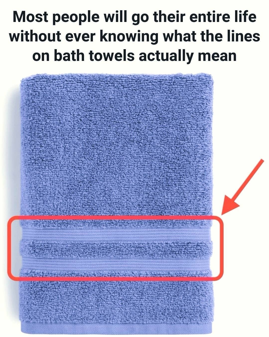 HT14. The real purpose of those mysterious lines on towels