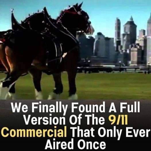 HT10. This touching 9/11 Budweiser commercial paying tribute to our nation only aired once