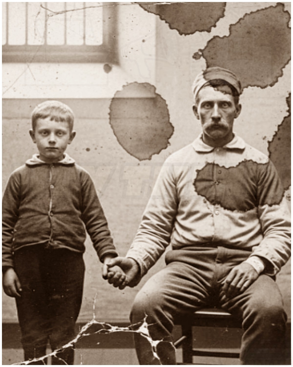 HT7. This 1887 Photo of a Boy and Man Holding Hands Seemed Normal — But The Story Behind It Makes Everyone Speechless