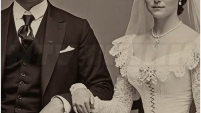 HT1. This 1899 Wedding Portrait Looked Innocent — Until Historians Zoomed In on the Bride’s Hand.