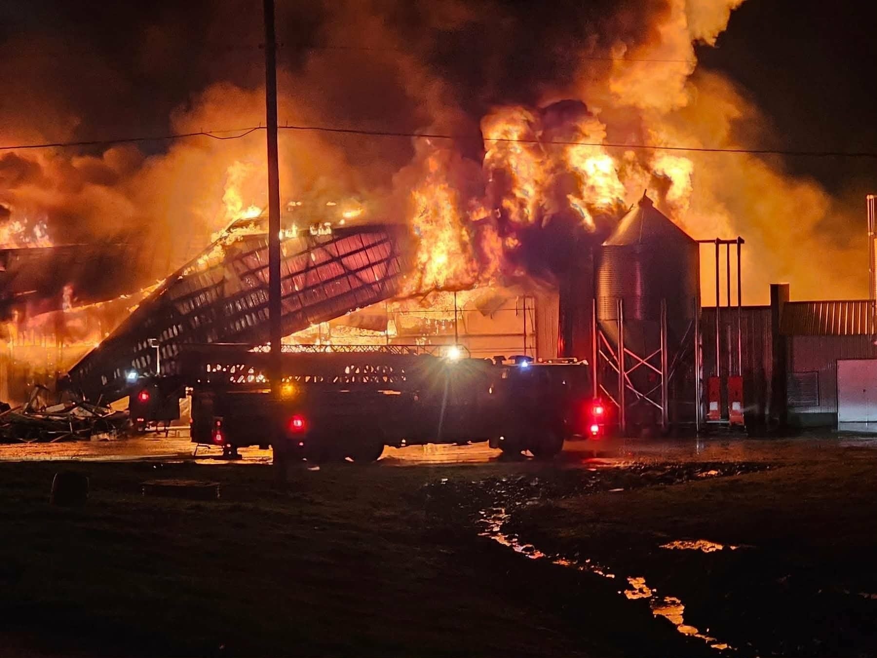 HT14. A few hours ago a big fire broke out in M… See more