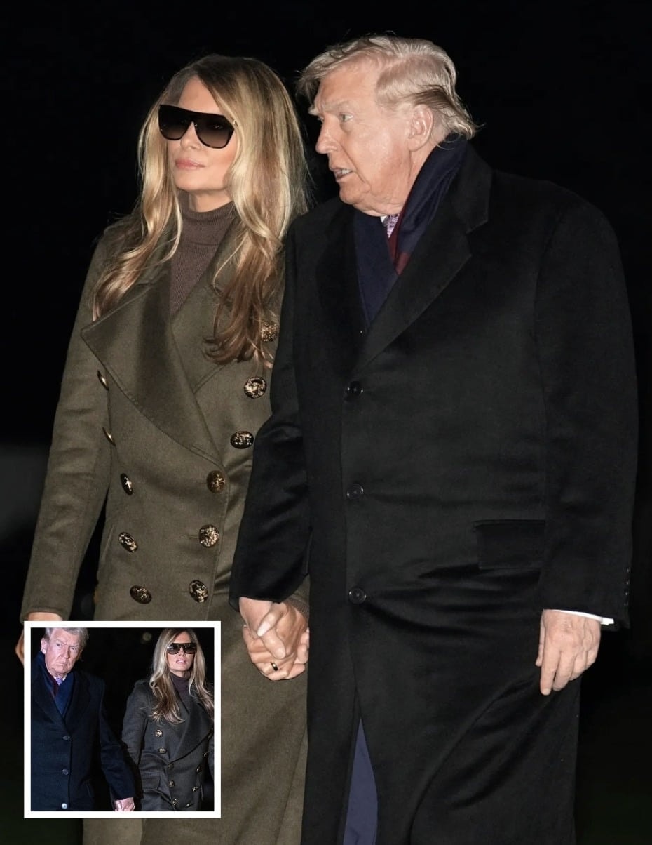 HT7. Images surface of Melania’s return to D.C., and the internet can’t stop saying one thing