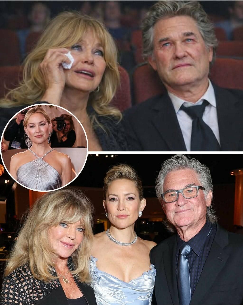 HT14. Goldie Hawn and Kurt Russell Moved to Tears as Kate Hudson Sings
