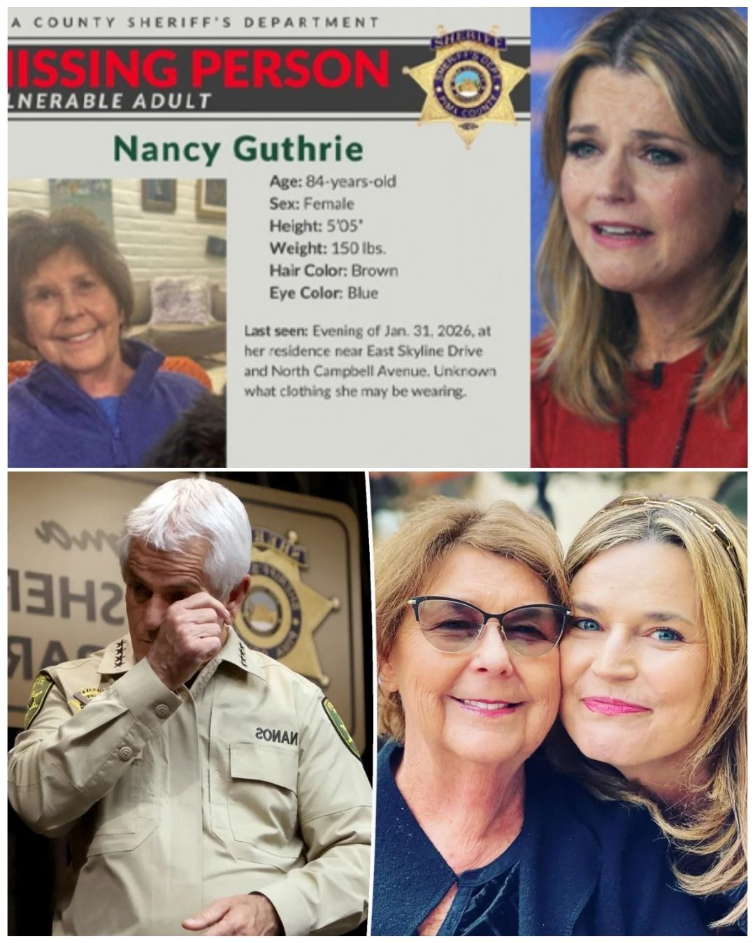 HT14. Savannah Guthrie’s Heartbreaking Update on Her Missing Mother