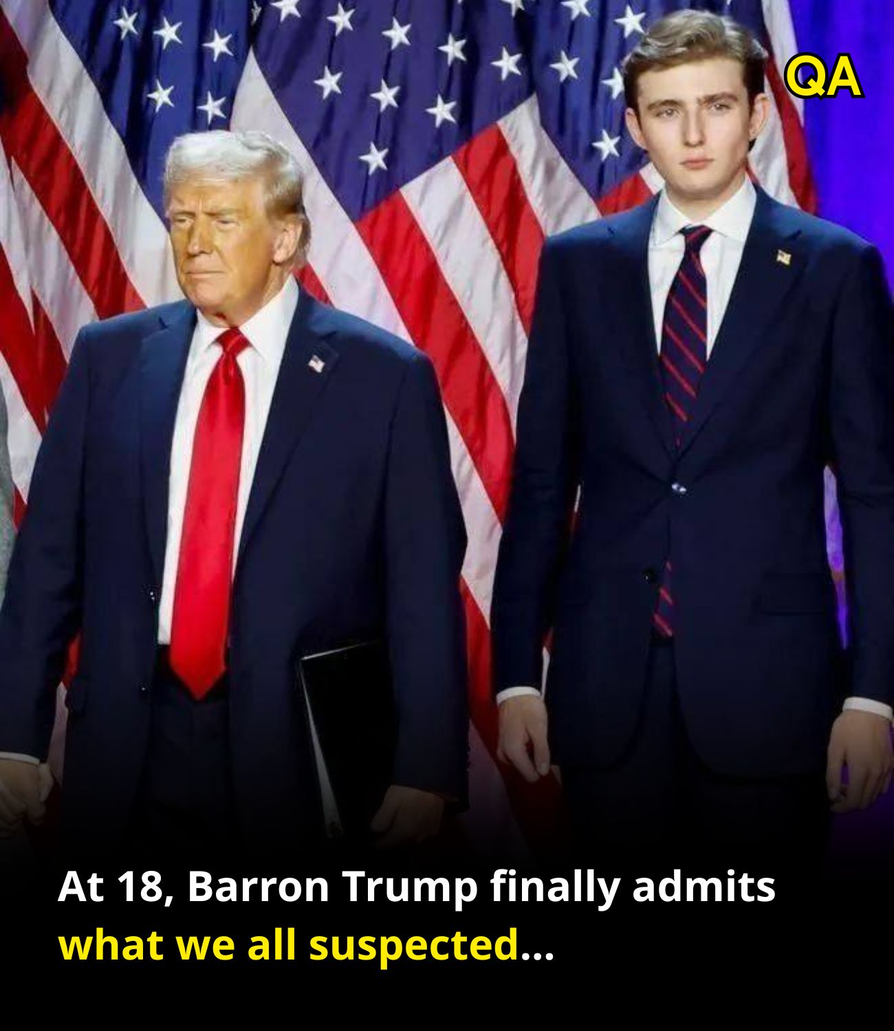 HT1. At 18, Barron Trump FINALLY Admits What We All Suspected…