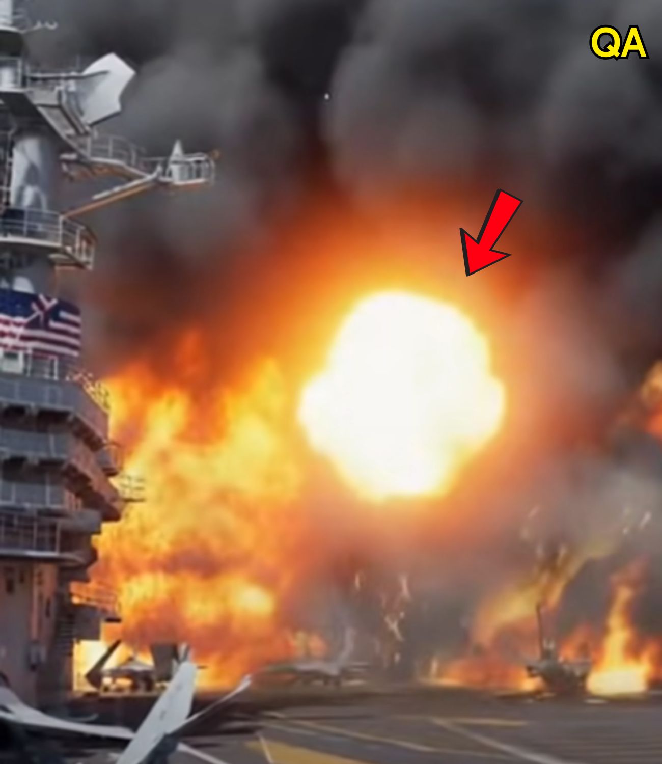 HT1. 13 minutes ago: Russian Su-57 pilot destroys US aircraft carrier carrying 700 tanks