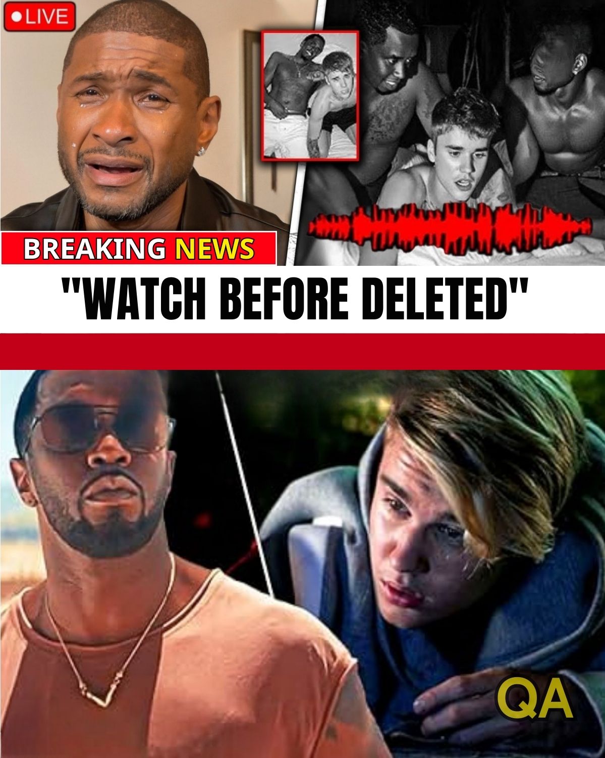 HT6. Was Justin Threatened Into Silence? Usher’s Words Hint at Untold Secrets Behind Diddy’s World