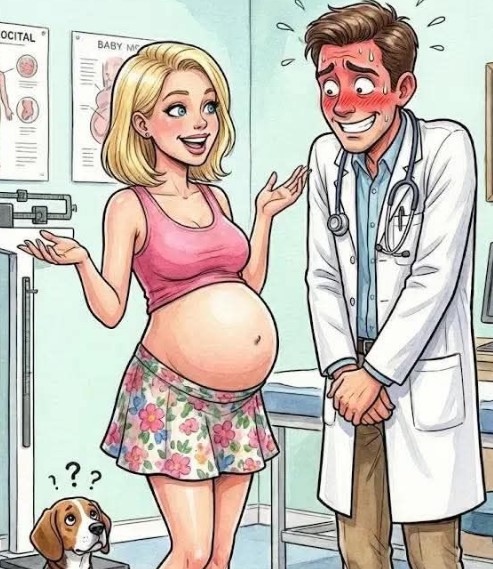 HT1. JOKE OF THE DAY: A pregnant woman went to the gynecologist