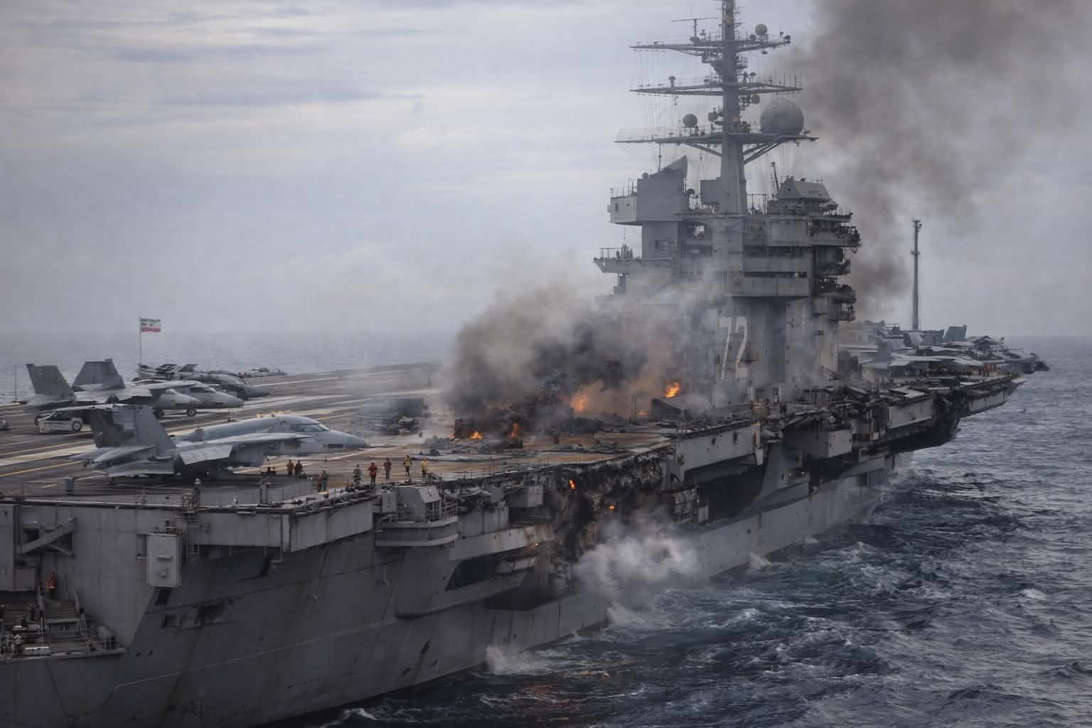 HT10. USS Abraham Lincoln Naval Giant Under Attack