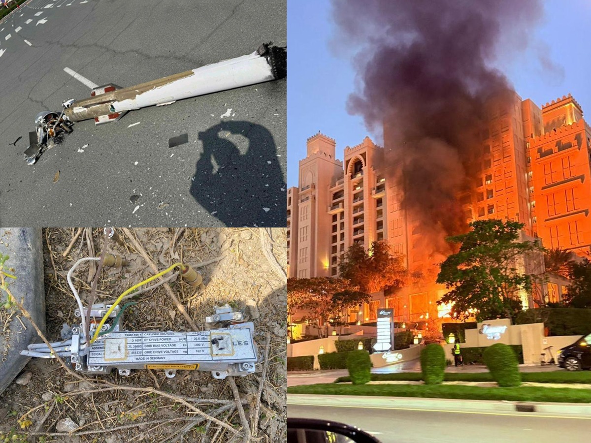 HT10. Dubai’s famous Fairmont hotel in flames after Iranian air strike… read more