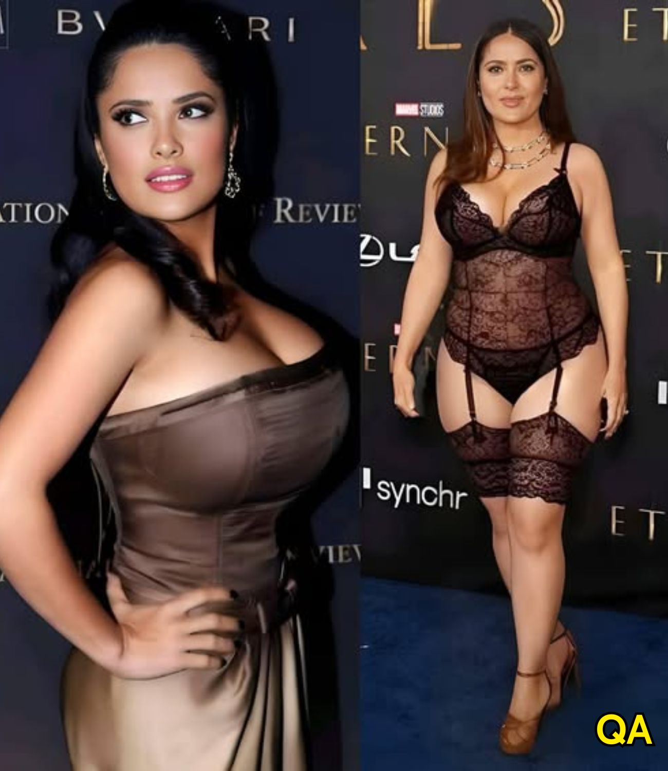 HT14. Salma Hayek Sh0cks the World at 58 in New Swimsuit Photos