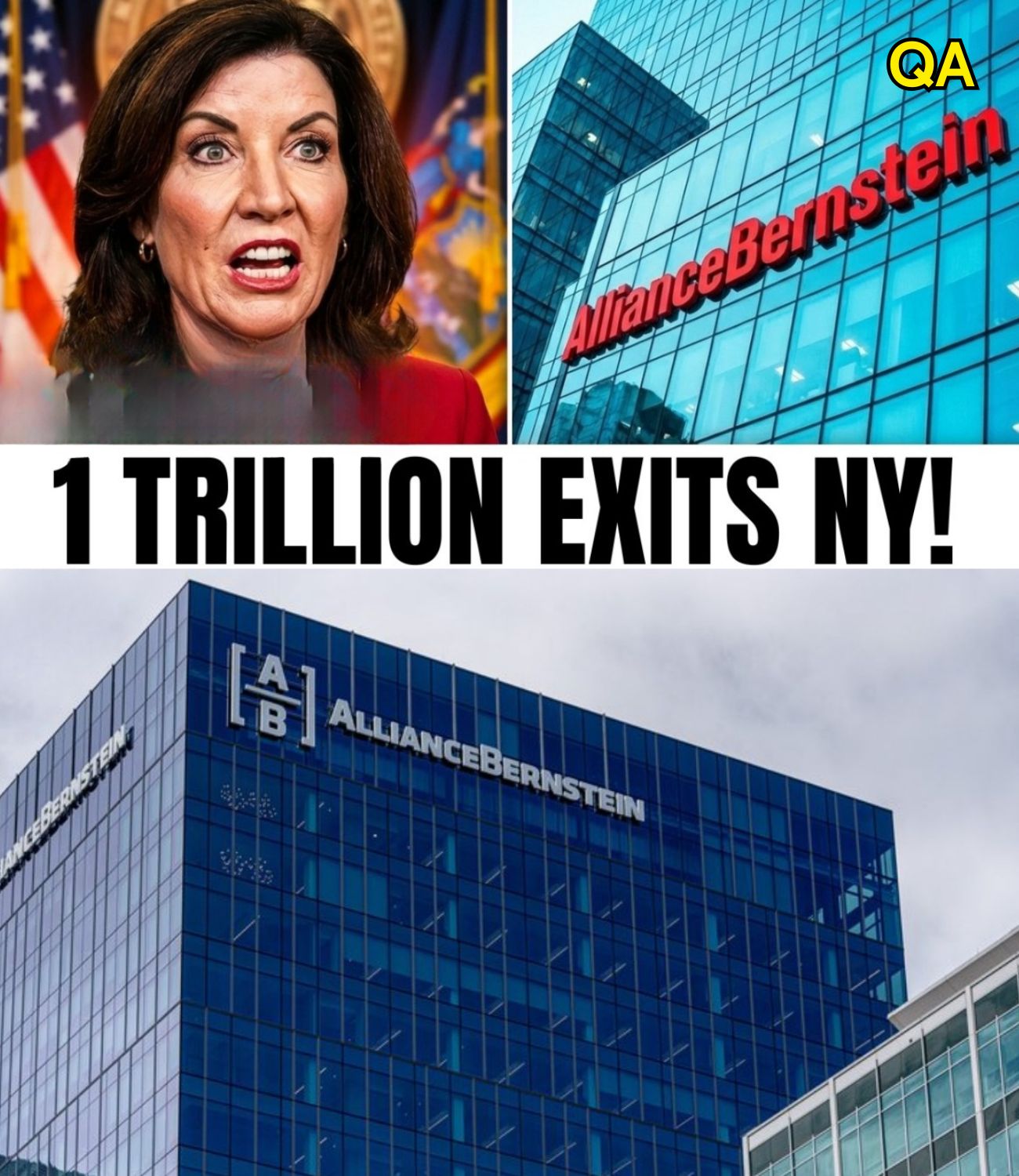 HT6. This Is Insane!” — NY Governor Completely Loses It as $867B AllianceBernstein Abandons NYC Headquarters for Nashville