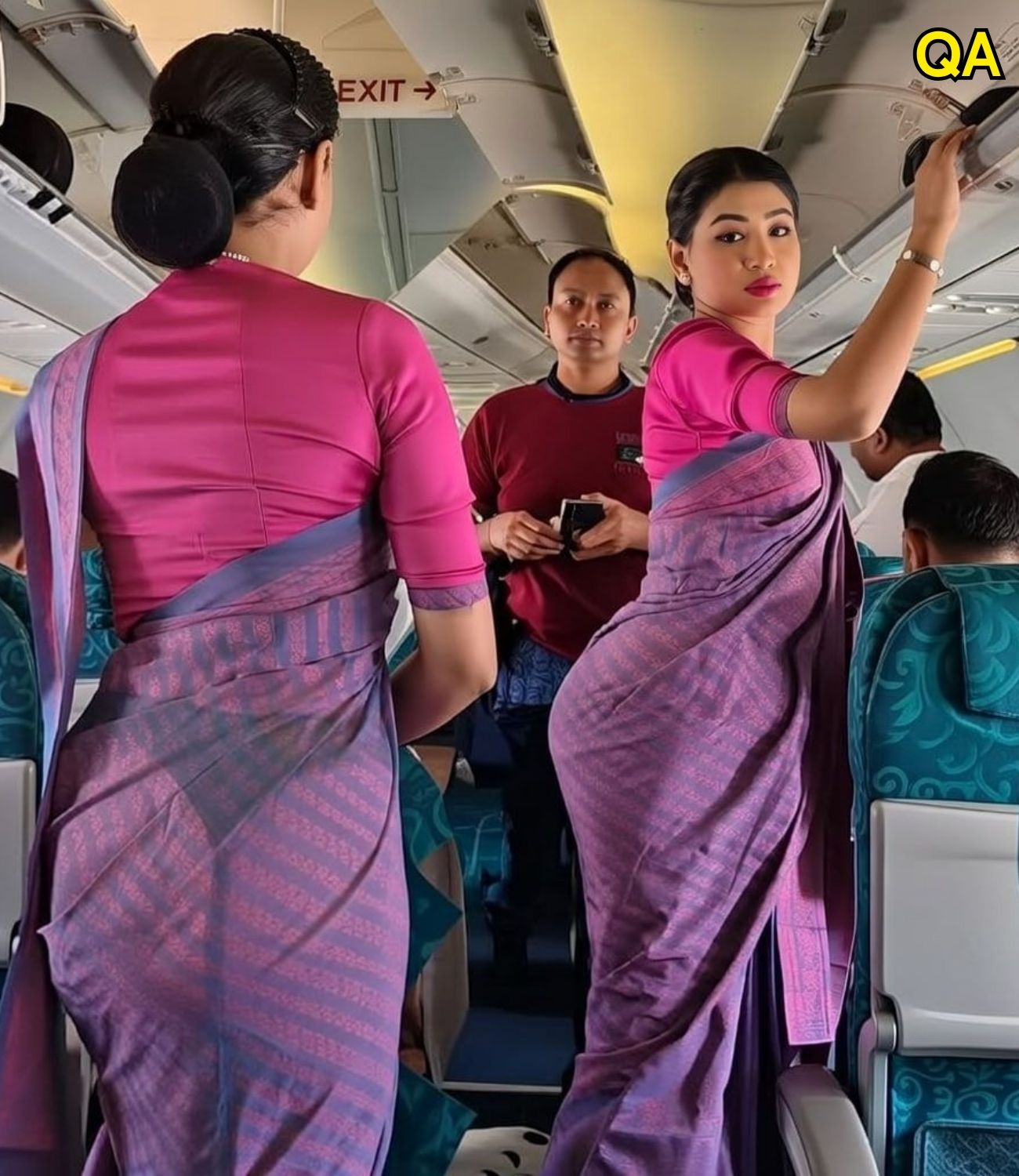 HT6. Flight Attendant Breaks the Internet with Her Daring Uniform
