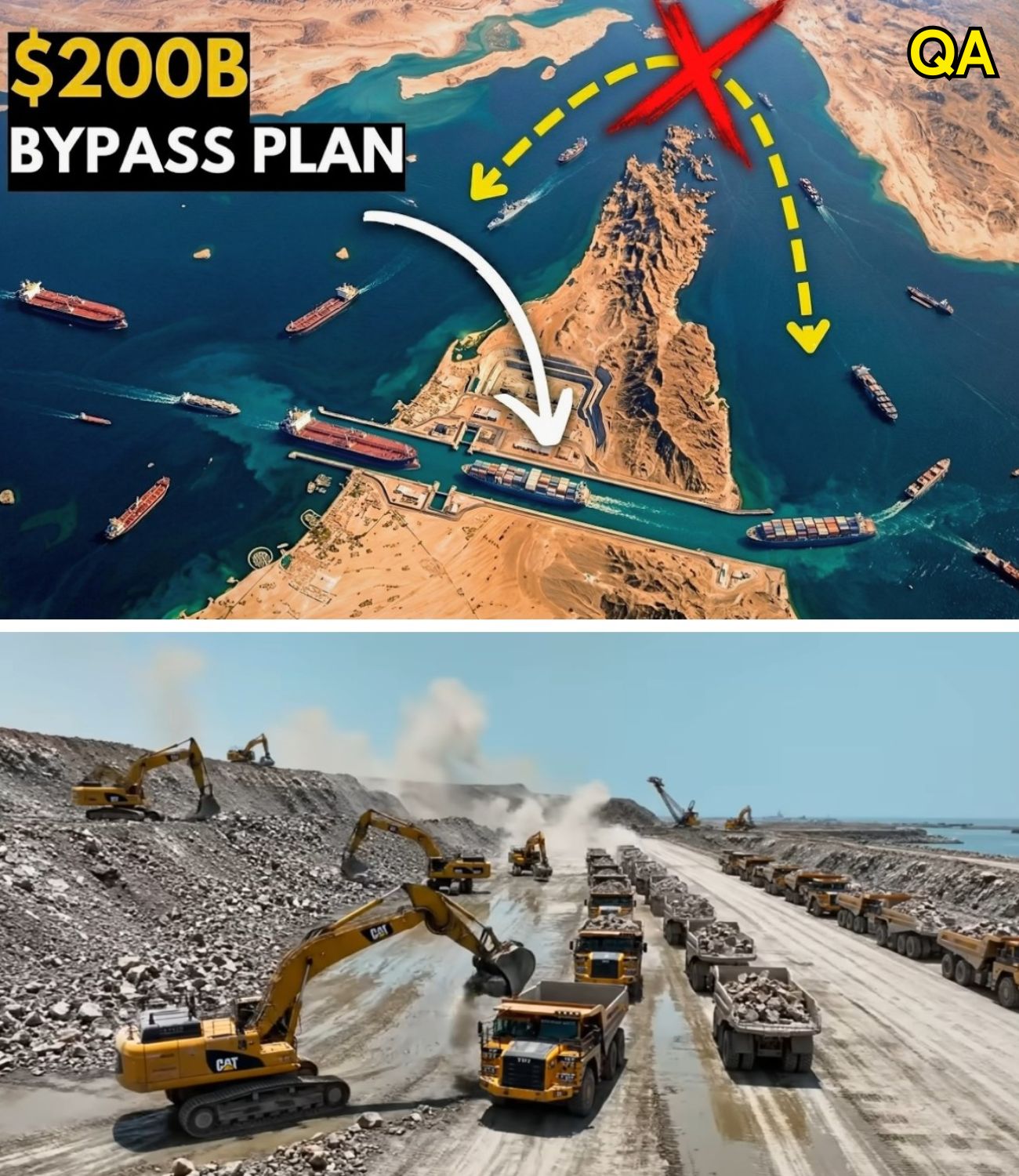 HT6. How to Build the Impossible $200B Canal to Bypass the Strait of Hormuz