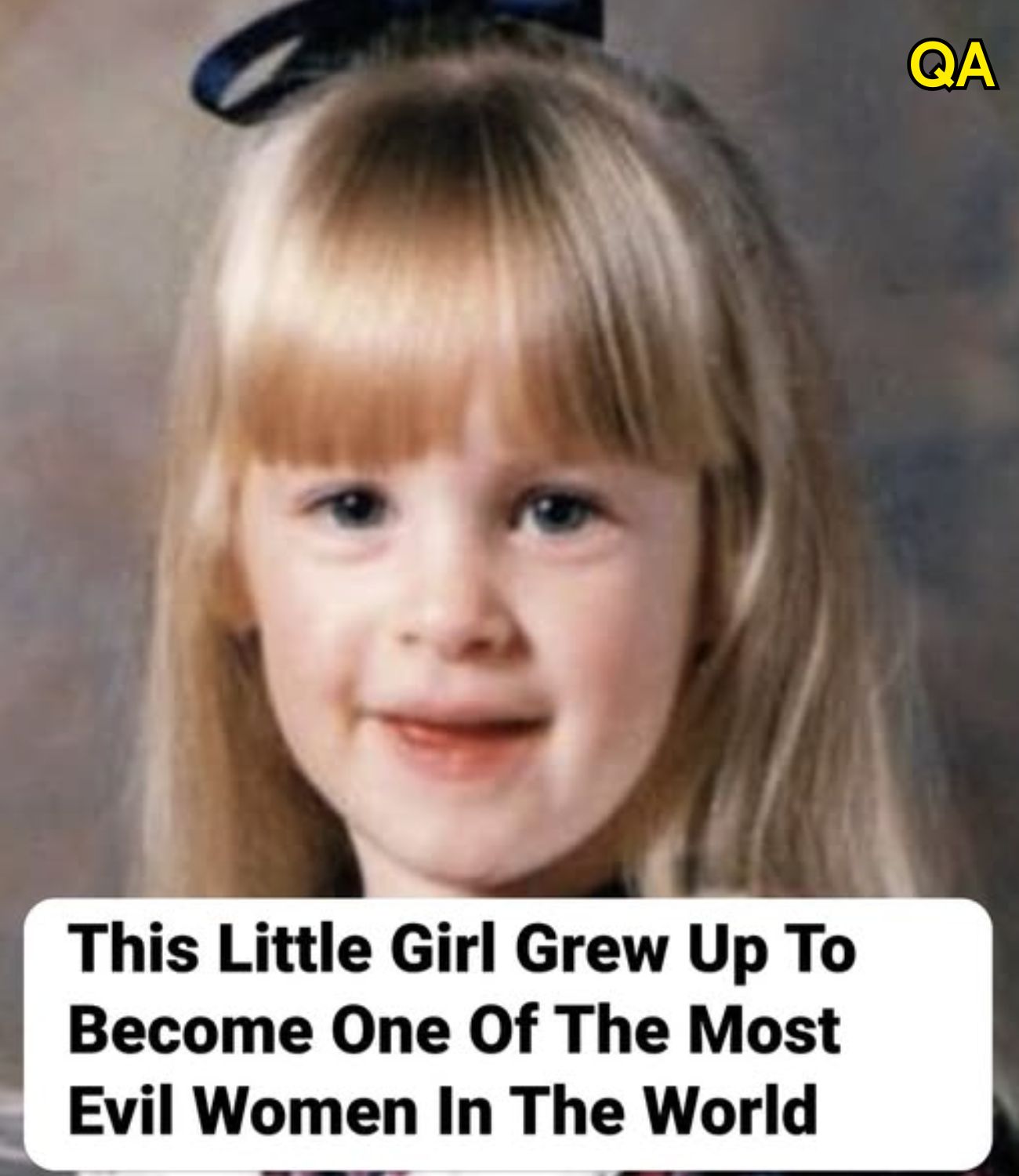 HT1. This Little Girl Grew Up to Become One of the Most Talked-About Women in the World