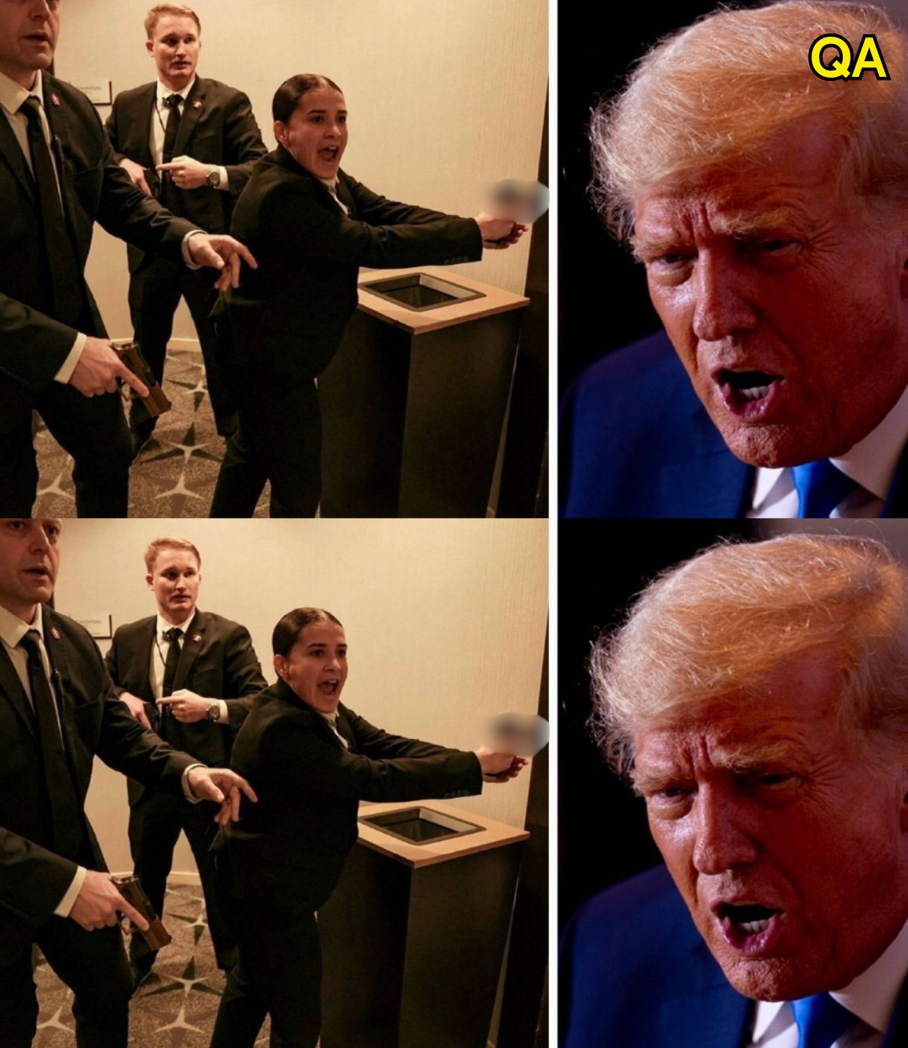 HT1. Trump Rushed Off Stage At White House Correspondents’ Dinner