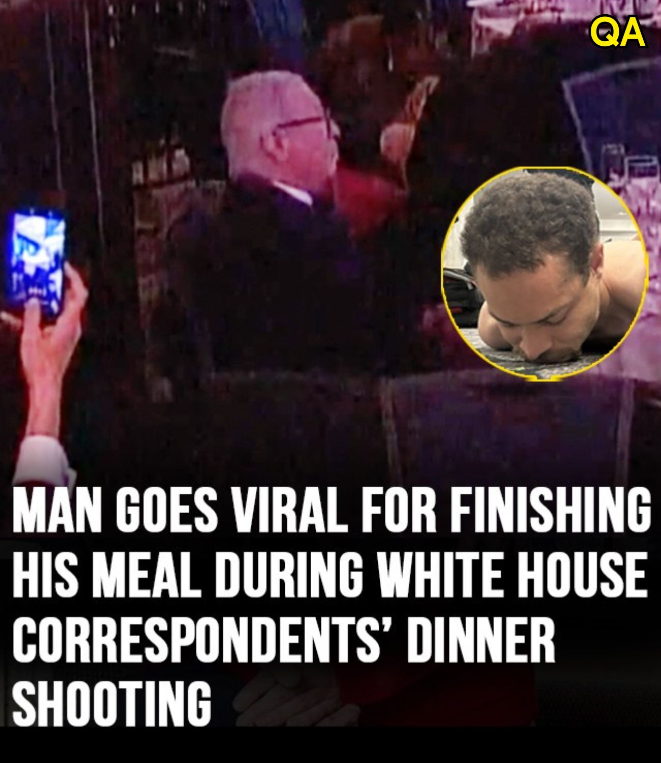 HT14. Guest goes viral for actions during White House Correspondents’ Dinner… see more