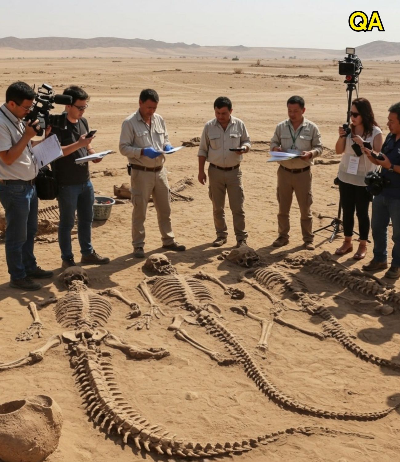 HT14. Mysterious “Mer-Humanoid” Skeletons Found in Desert