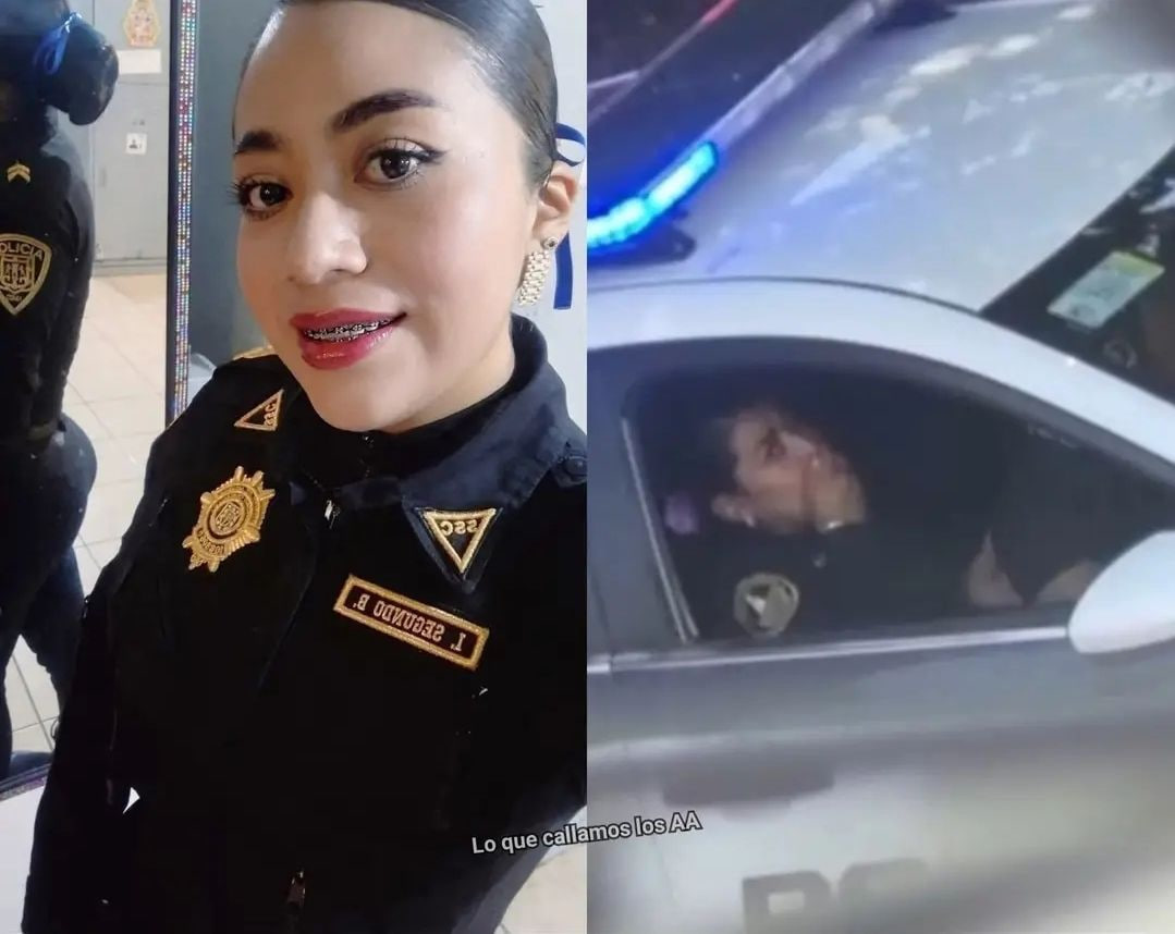 HT1. This young policewoman was filmed after her shift…see more