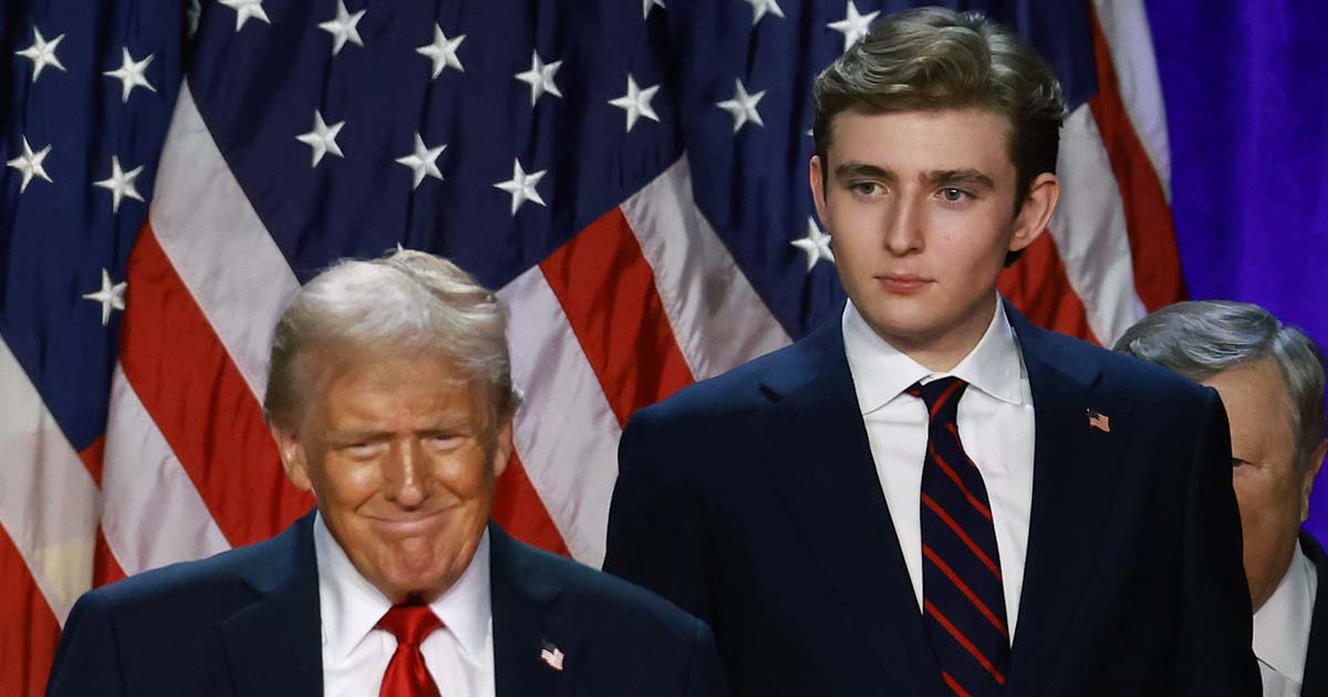 ST6. Barron Trump opens up on relationship with his father