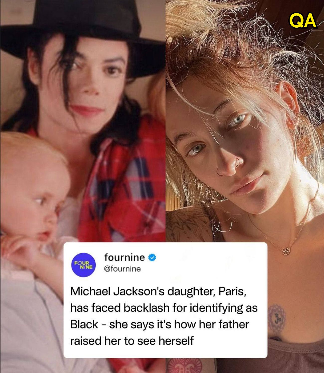 HT10. Paris Jackson is sparking a conversation about racial identity and heritage!