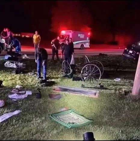 HT6. JEEP DRIVER ANNIHILATES AMISH BUGGY IN HORRIFYING COLLISION LEAVING MULTIPLE CHILDREN CRITICALLY INJURED